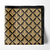 LEAFY HYPNOSIS SILK POCKET SQUARE